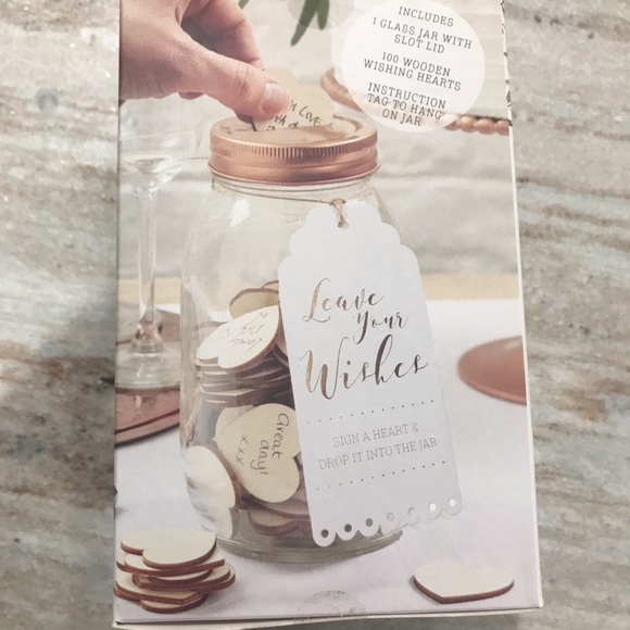 Ginger Ray Wishing Jar Guest Book - Lot of 2 - NEW